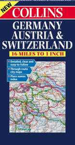 Road Map Germany, Austria and Switzerland 