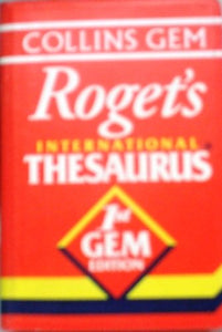 Collins Gem Roget's International Thesaurus 