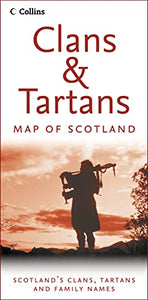 Clans and Tartans Map of Scotland 