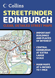 Edinburgh Streetfinder Colour Atlas 