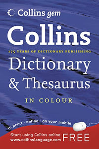 Collins Dictionary and Thesaurus 