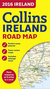 2016 Collins Map of Ireland 