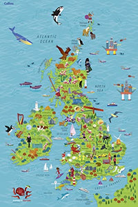 Children’s Wall Map of the United Kingdom and Ireland 