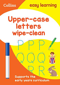 Upper Case Letters Age 3-5 Wipe Clean Activity Book 