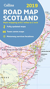 2019 Collins Map of Scotland 