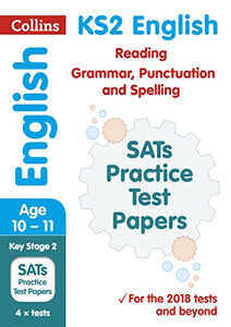 KS2 English Reading, Grammar, Punctuation and Spelling SATs Practice Test Papers 