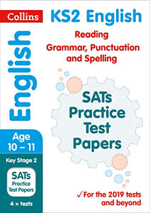 KS2 English Reading, Grammar, Punctuation and Spelling SATs Practice Test Papers 