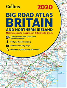 2020 Collins Big Road Atlas Britain and Northern Ireland 