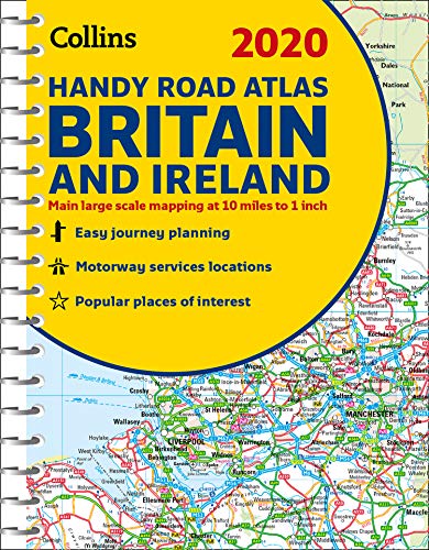 2020 Collins Handy Road Atlas Britain and Ireland