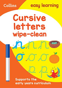 Cursive Letters Age 3-5 Wipe Clean Activity Book 