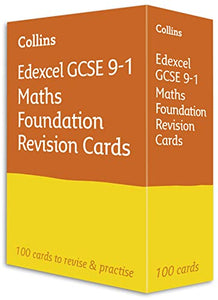 Edexcel GCSE 9-1 Maths Foundation Revision Cards 