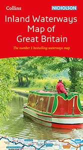 Collins Nicholson Inland Waterways Map of Great Britain 