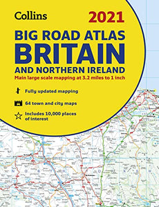 GB Big Road Atlas Britain 2021 