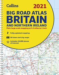 GB Big Road Atlas Britain 2021 