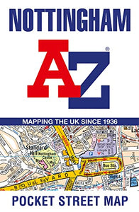 Nottingham A-Z Pocket Street Map 