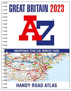 Great Britain A-Z Handy Road Atlas 2023 (A5 Spiral) 