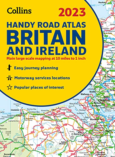 2023 Collins Handy Road Atlas Britain and Ireland