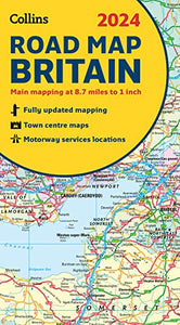 2024 Collins Road Map of Britain 