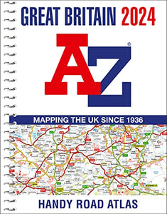 Great Britain A-Z Handy Road Atlas 2024 (A5 Spiral) 