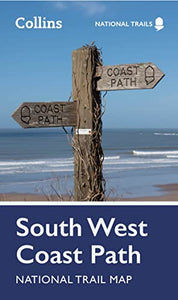 South West Coast Path National Trail Map 