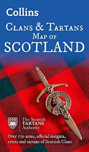 Collins Scotland Clans and Tartans Map