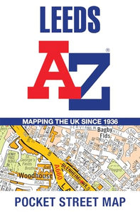 Leeds A-Z Pocket Street Map 