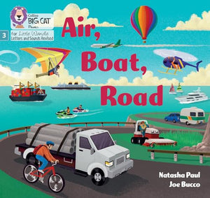 Air, Boat, Road 