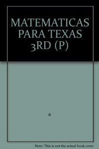 Matematicas Para Texas 3rd 