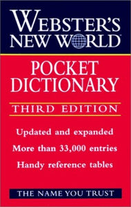 Webster's New World Pocket Dictionary 3rd Edition 