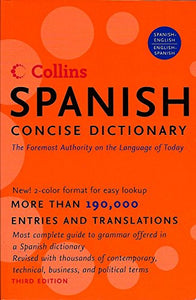 Collins Spanish Concise Dictionary, 3e 