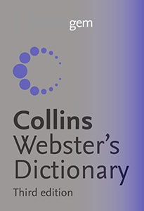 Collins Gem Webster's Dictionary 3e 