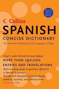 Collins Spanish Concise Dictionary: Spanish-english English-spanish 