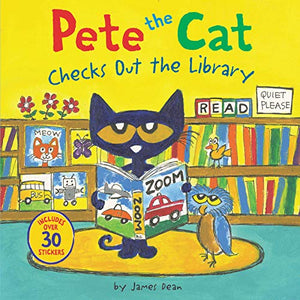 Pete the Cat Checks Out the Library 