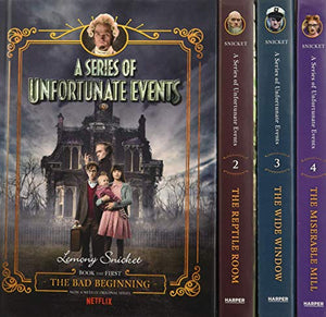 A Series Of Unfortunate Events #1-4 Netflix Tie-in Box Set 