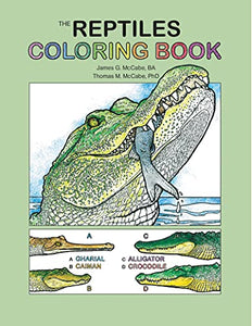 The Reptiles Coloring Book 