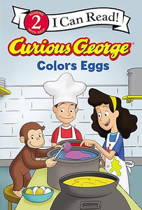 Curious George Colors Eggs 