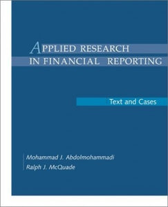 Applied Research in Financial Reporting 