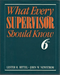 What Every Supervisor Should Know 