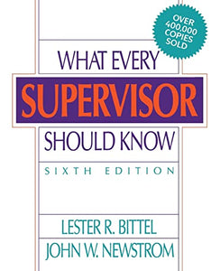 What Every Supervisor Should Know 