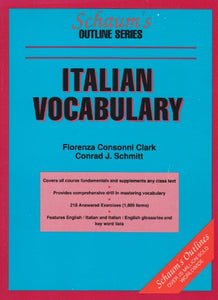 Schaum's Outline of Italian Vocabulary 