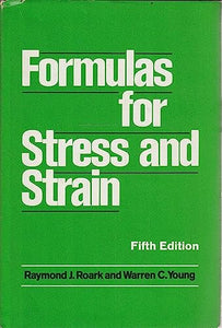 Formulas for Stress and Strain 