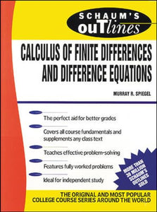 Schaum's Outline of Calculus of Finite Differences and Difference Equations 