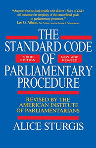 Standard Code of Parliamentary Procedure 