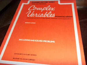 Theory and Problems of Complex Variables 