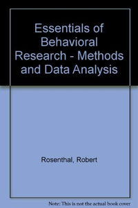 Essentials of Behavioural Research 