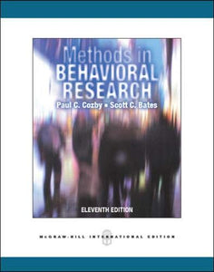 Methods in Behavioral Research 