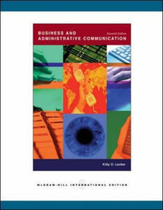 Business and Administrative Communication 