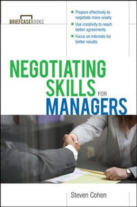 Negotiating Skills for Managers 