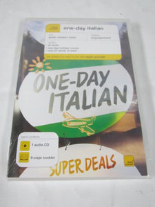 Teach Yourself One-Day Italian (Book + 1cd) 