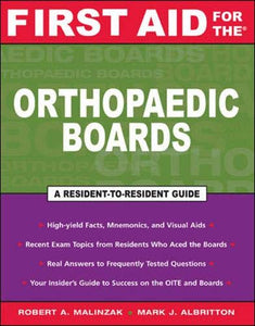 First Aid for the® Orthopaedic Boards 